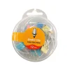 12 gekleurde Binder clips (1,9 cm)> Bureaumateriaal