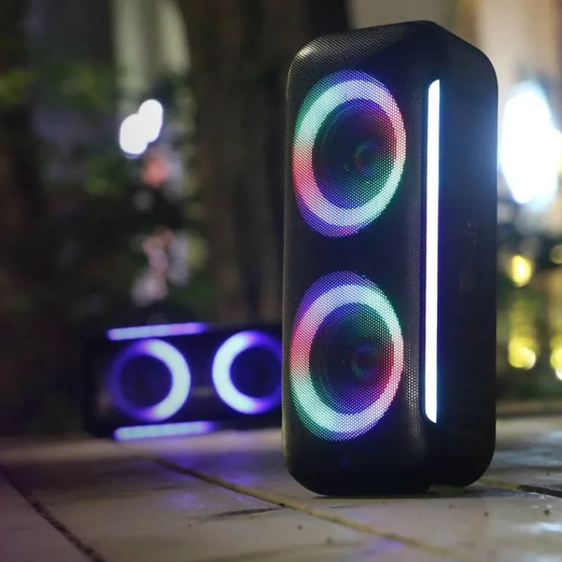 Artsound Lightbeats medium portable zwart speaker> Electronica & Muziek