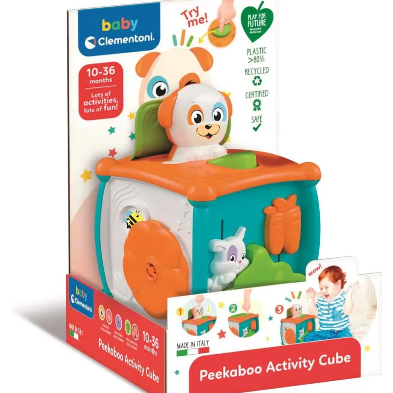 Clementoni Baby Activiteiten Kubus> Interactief|Baby & Peuter