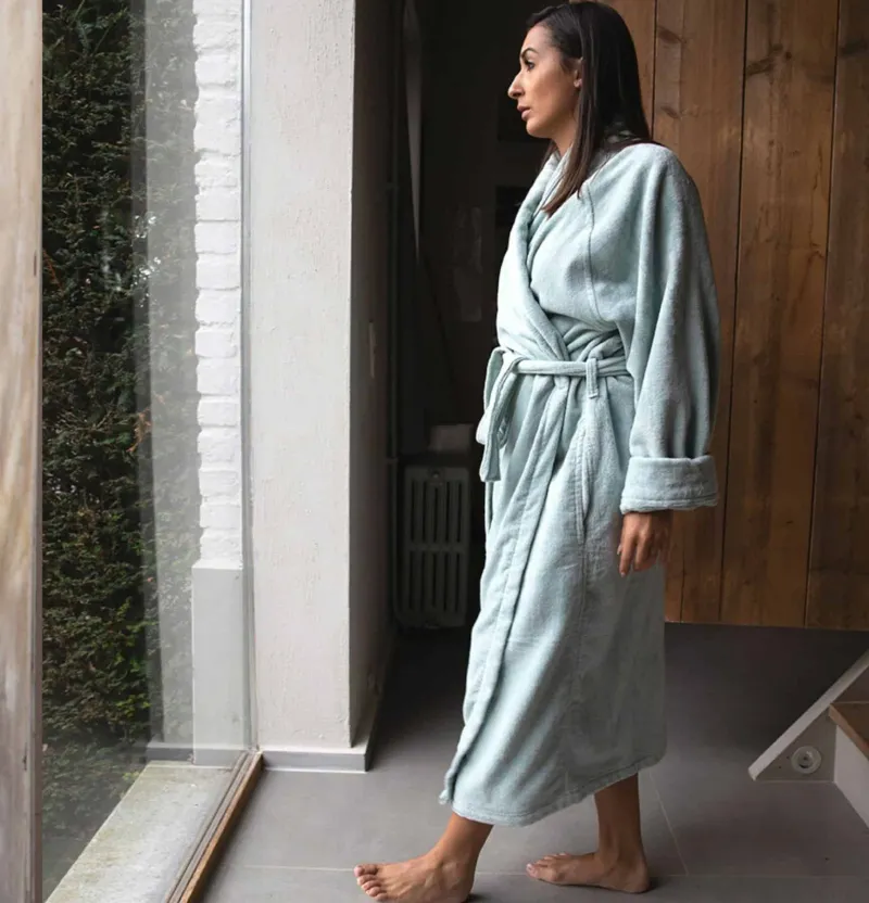 Badjas Florence marin M/L> Textiel|Cadeautip