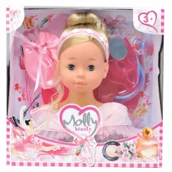 Bambolina Molly Ballerina kaphoofd + make up + ballet schoentjes> Poppen