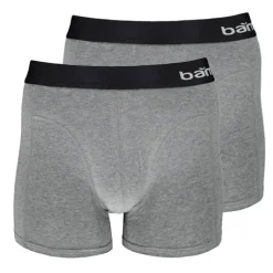 Bamboo Boxer (2 stuks) heren Grijs> Textiel