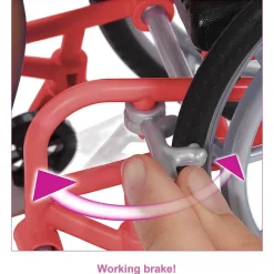 Barbie, Mattel Barbie Fashionista met rolstoel (pop 166)><noscript><img width=