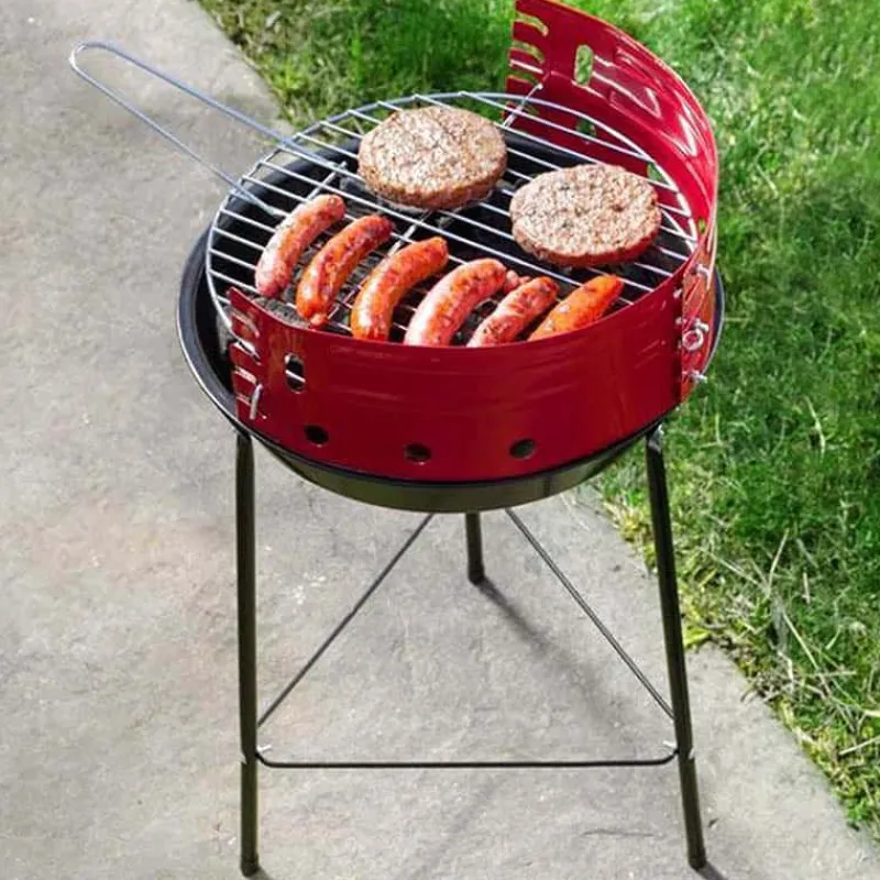 BBQ Barbecue half open (ø33cm) op 3 poten> Barbecue