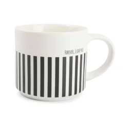 ONA Beker streepjes Amor 75cl.> Koffie & Thee|Glazen & Bekers