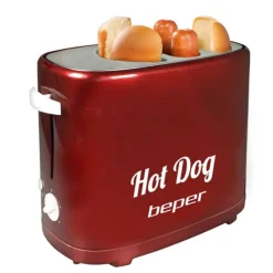 Beper Hotdogmaker (750W) rood> Koken & Bakken|Keuken