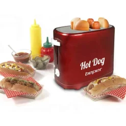 Beper Hotdogmaker (750W) rood></noscript> Koken & Bakken|Keuken