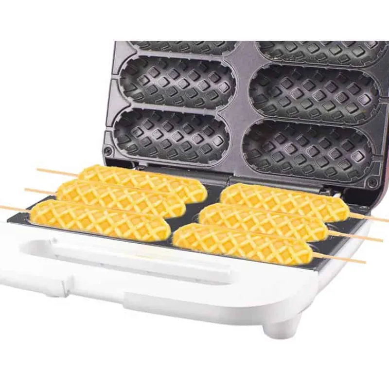 Beper Stokjeswafelmaker (850W) rood> Koken & Bakken|Keuken
