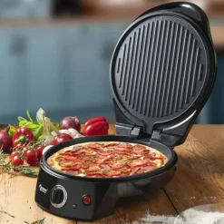 Bestron Pizza-oven elektrisch zwart><noscript><img width=