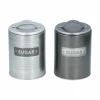 Bewaarblik suiker (ø10,7×16,3cm) – 2 ass. kleur> Koffie & Thee
