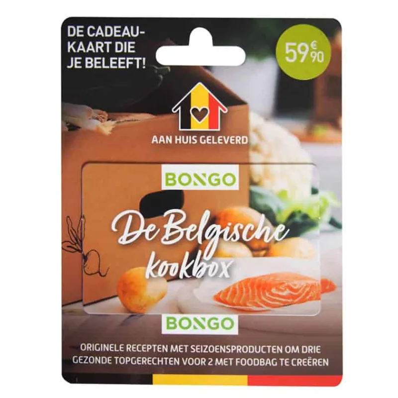 Bongo bon De Belgische Kookbox> Cadeautip