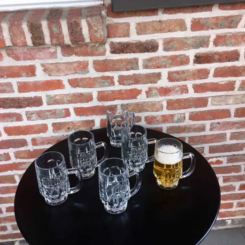 Borgonovo Drinkglazen Rosy Bierkruik 38cl. 6 stuks> Glazen & Bekers