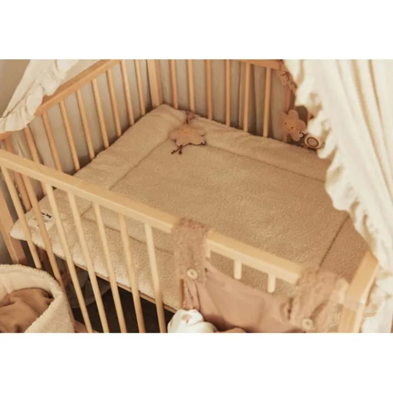 Boxkleed Boucle Naturel> Babypark & Bed|Baby & Peuter