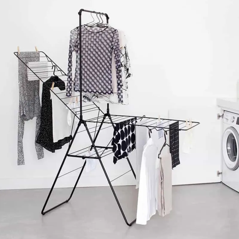 Brabantia Hangon droogrek (25m) zwart met haak> Gereedschap