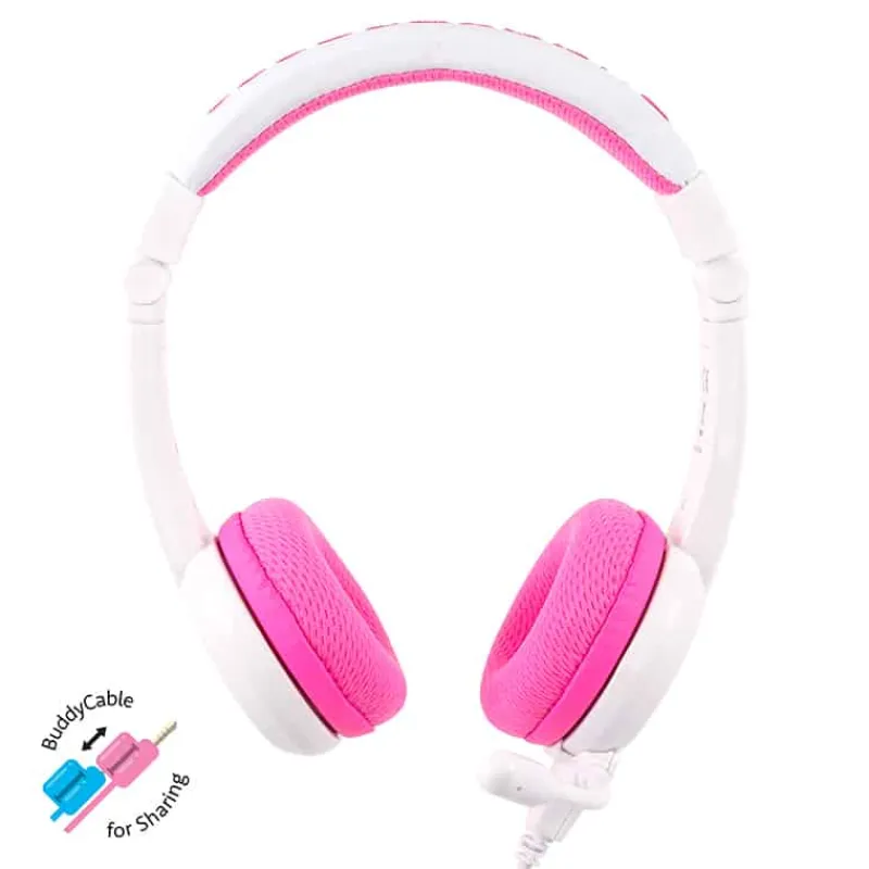 Buddyphones on ear met staafmicrofoon – roze> Pc & Electronica|Muziek & Elektronica