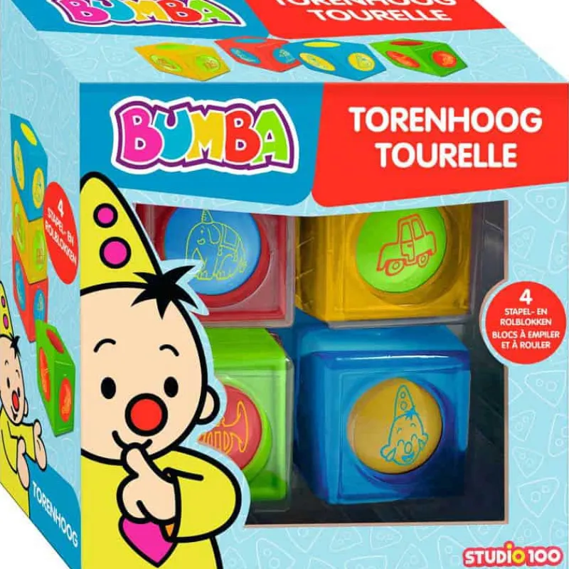 Bumba 4 stapelblokken – Torenhoog> Film & Tv|Baby & Peuter