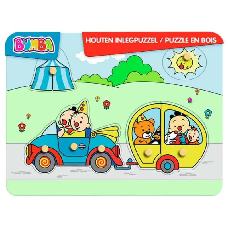 Bumba, Studio 100 Bumba Houten puzzel – auto> Baby & Peuter