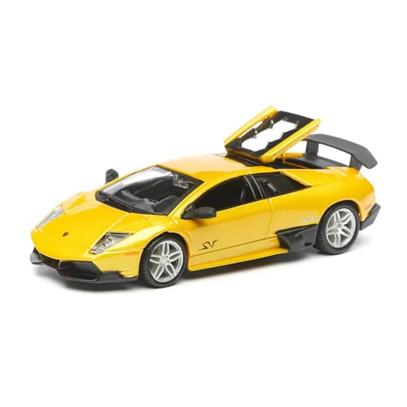 Burago Lamborghini Murcielago LP 670-4SV (schaal 1:24) geel> Speelsets|4 Wielen