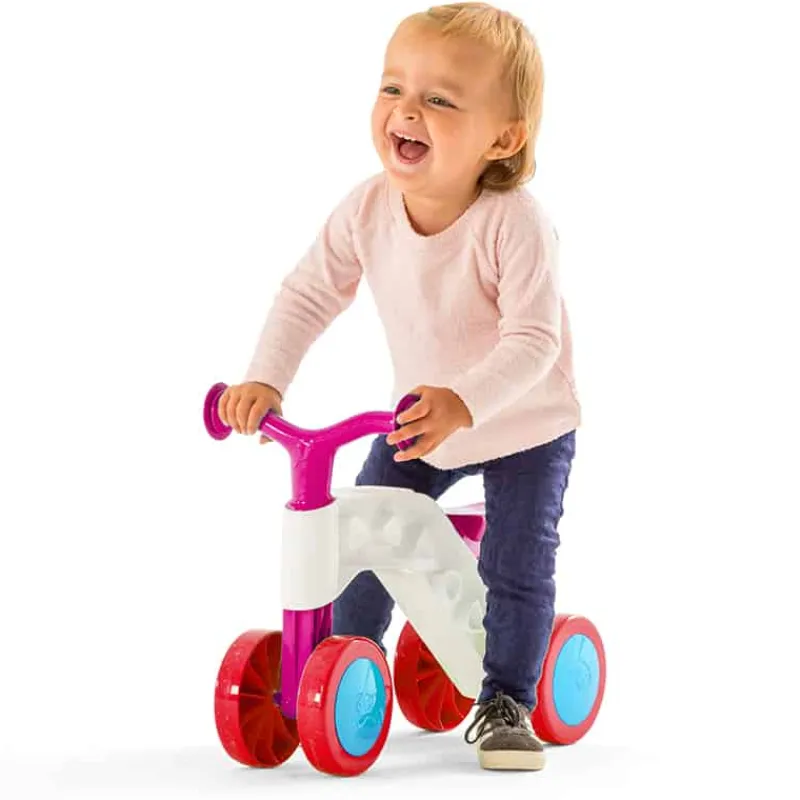 Chillafish Vierwieler Ride-on Itsibitsi roze> Veilig Naar School|Fiets & Sport