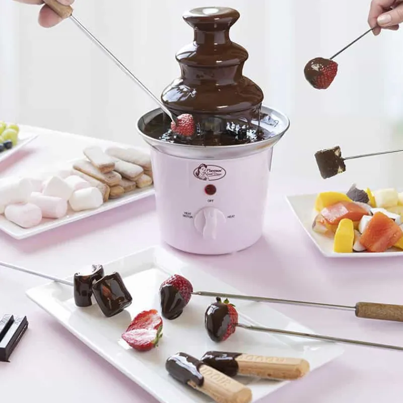 Chocolade fontein roze 60W> Keuken