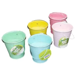 Citronellakaars in emmer metaal> Verlichting|Tuinverlichting