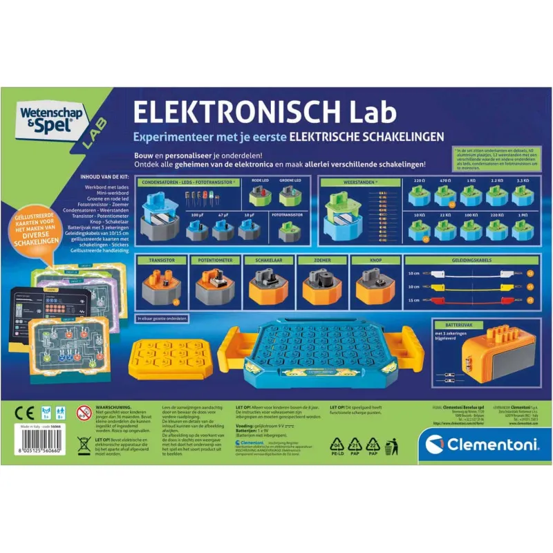 Clementoni Elektronisch Labo> Muziek & Elektronica