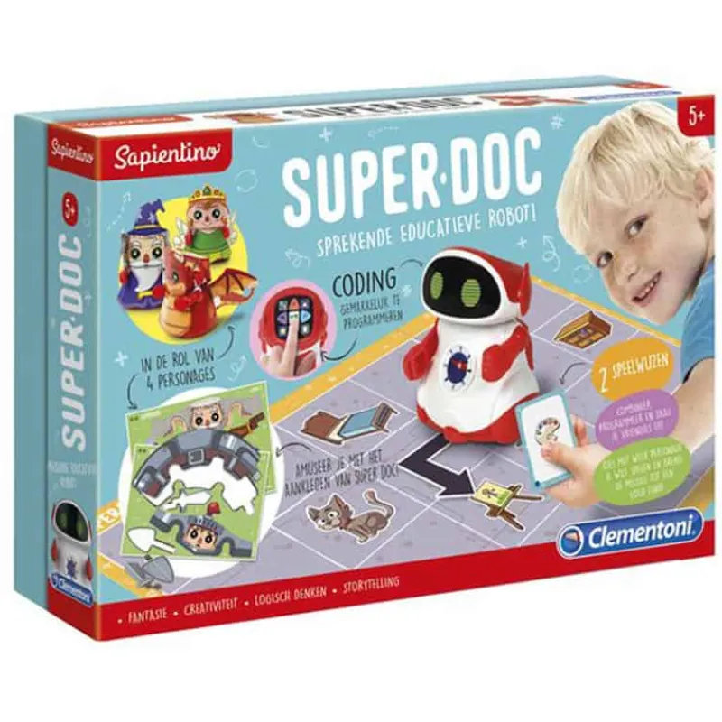 Clementoni Coding Lab Super Doc, de sprekende educatieve robot> Educatief