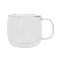 Cosy & Trendy Soeptas (2 stuks) borosilicaatglas dubbelwandig> Eetservies