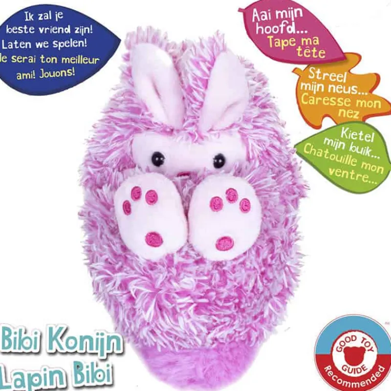 Curlimals konijn roze> Knuffels & Pluche