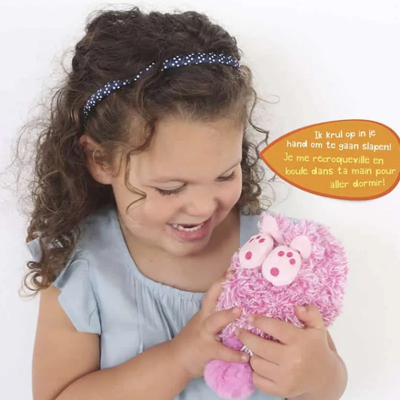 Curlimals konijn roze> Knuffels & Pluche