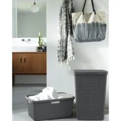 Curver wasbox 58L in jute, donkergrijs><noscript><img width=