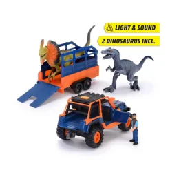 Dickie Dino Commander Jeep + Trailer><noscript><img width=