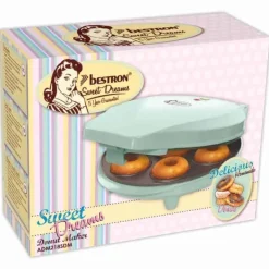 Bestron Donut Maker 6 Stuks 700W Mint> Koken & Bakken|Keuken