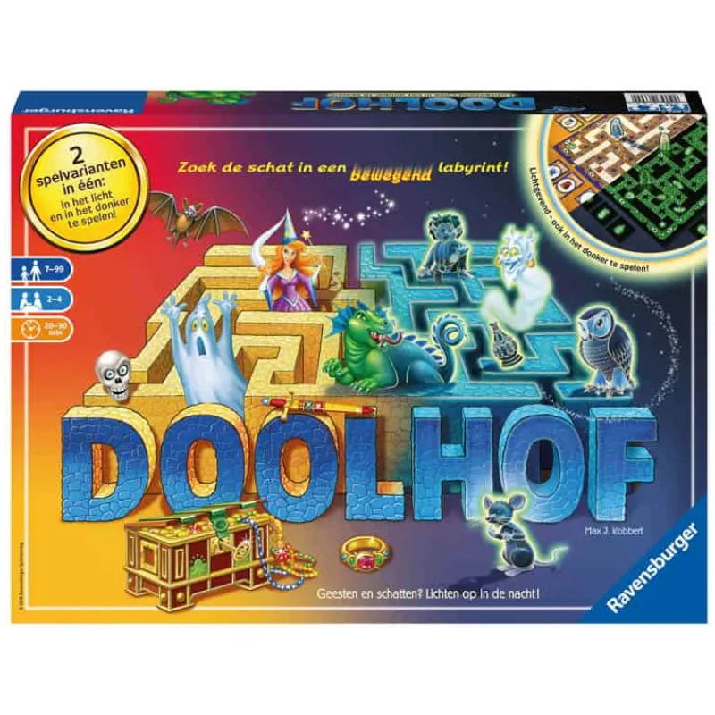 Ravensburger Doolhof Glow in the dark> Gezelschapspel