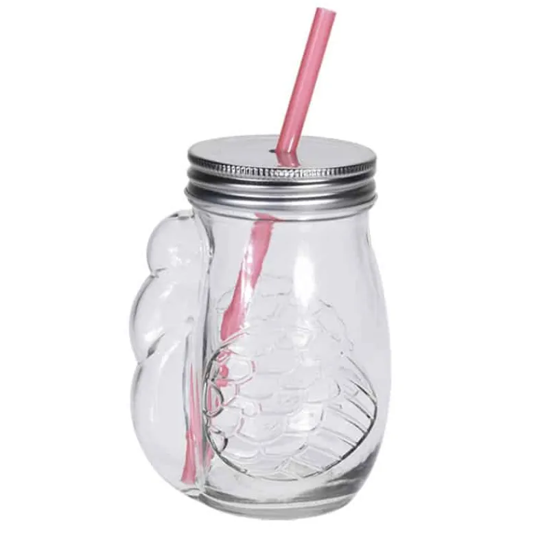 Drinkglas met rietje (14cm)> Glazen & Bekers|Decoratie