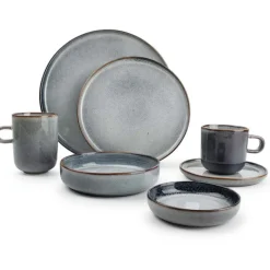 ONA Duna kom 14xH6,5cm blauw> Eetservies