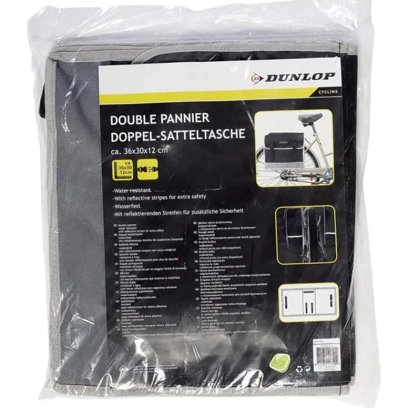 Dunlop dubbele fietstas (30x36x12cm)> Veilig Naar School|Fiets & Sport