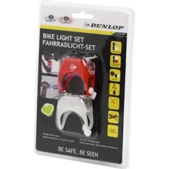 Dunlop Fietslampset 2 LED (2 stuks)> Veilig Naar School|Fiets & Sport