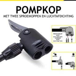 Maxxus Dunlop Fietspomp staand (ø35mm, H62cm)><noscript><img width=