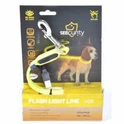 Duvo+ Jogginglijn neon +LED (2m)> Hond