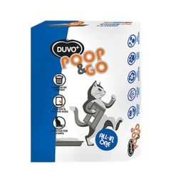 Duvo+ Wegwerpkattenbak +vulling (2kg) Premium Poop & Go></noscript> Kat