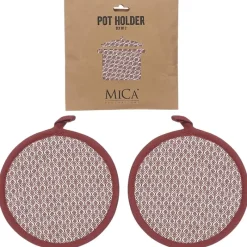 Eadhi pannenlap bruin 20cm – 2 stuks> Koken & Bakken|Keuken