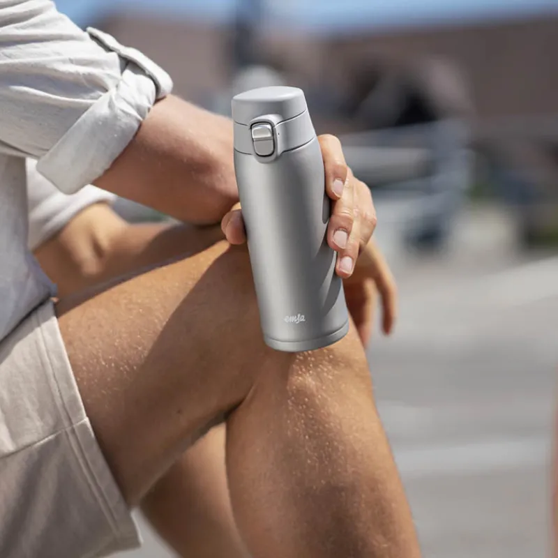 Emsa drinkbus vacuum (0,4L) grey> Lunch