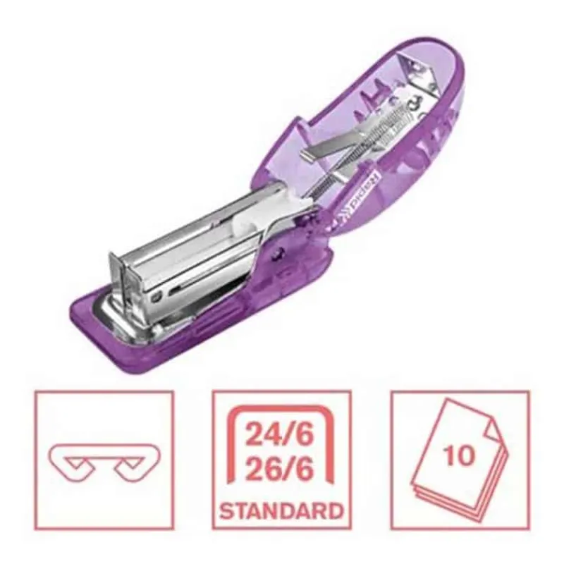 Esselte F4 Nietmachine (10 vel) lavendelkleur> Bureaumateriaal