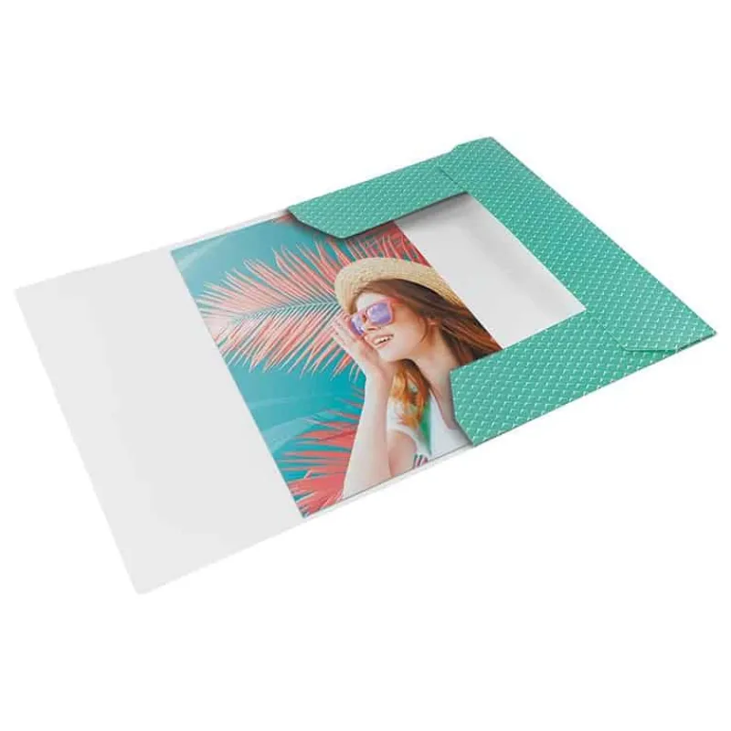 Esselte 3-klepsmap karton (A4) groen> Mappen & Ordners