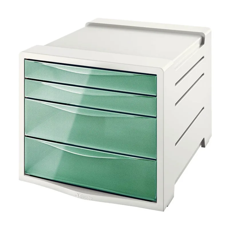 Esselte Schuifladenblok (groen of blauw)> Bureaumateriaal