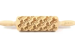 Folkroll deegrol (23cm) hout – Paard> Koken & Bakken|Keuken