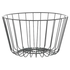 Fruitmand zwart (24cm)> Keuken