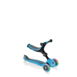 Maple Leaf Globber Go-Up met lichten, plooibaar, pastel blauw><noscript><img width=