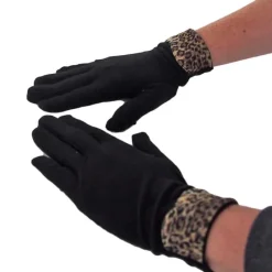 Handschoenen dames luipaard> Kleding